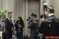 Paul Nguyen speaks at the Hong Fook Mental Health Association press conference for the 2015 Blossom of Hope Gala