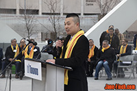 Freedom Flag Raising Ceremony in Toronto